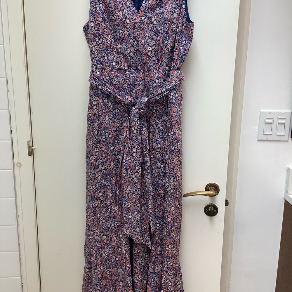 J. Crew Floral Sleeveless Maxi Dress